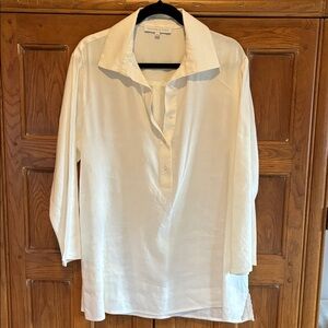 Preston & York Linen Tunic Shirt Size L